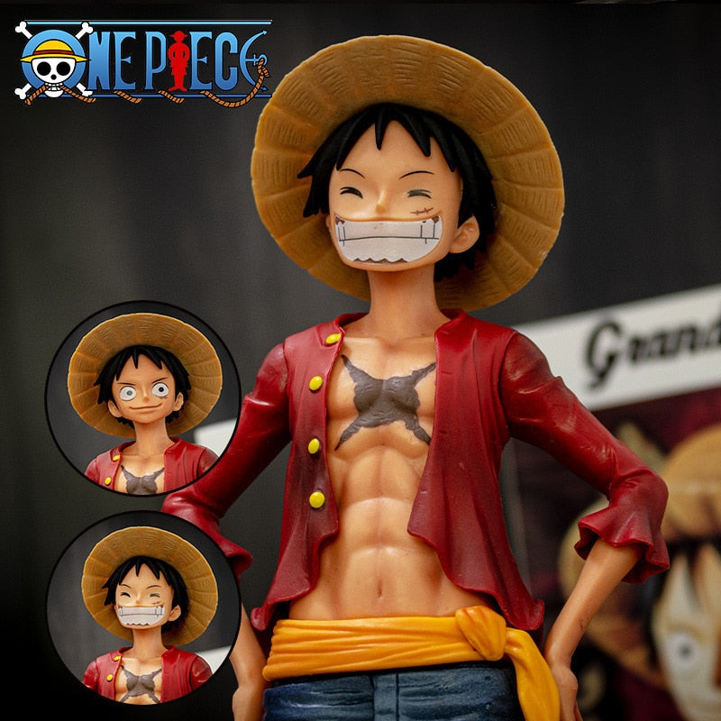 Action Figure Anime One Piece Luffy 28 CM Young Market