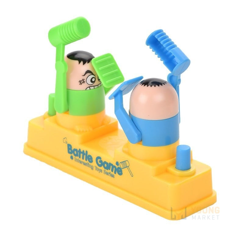 Brinquedo Interativo Infantil Cabeça de Martelo Maluco Verde e azul Young Market
