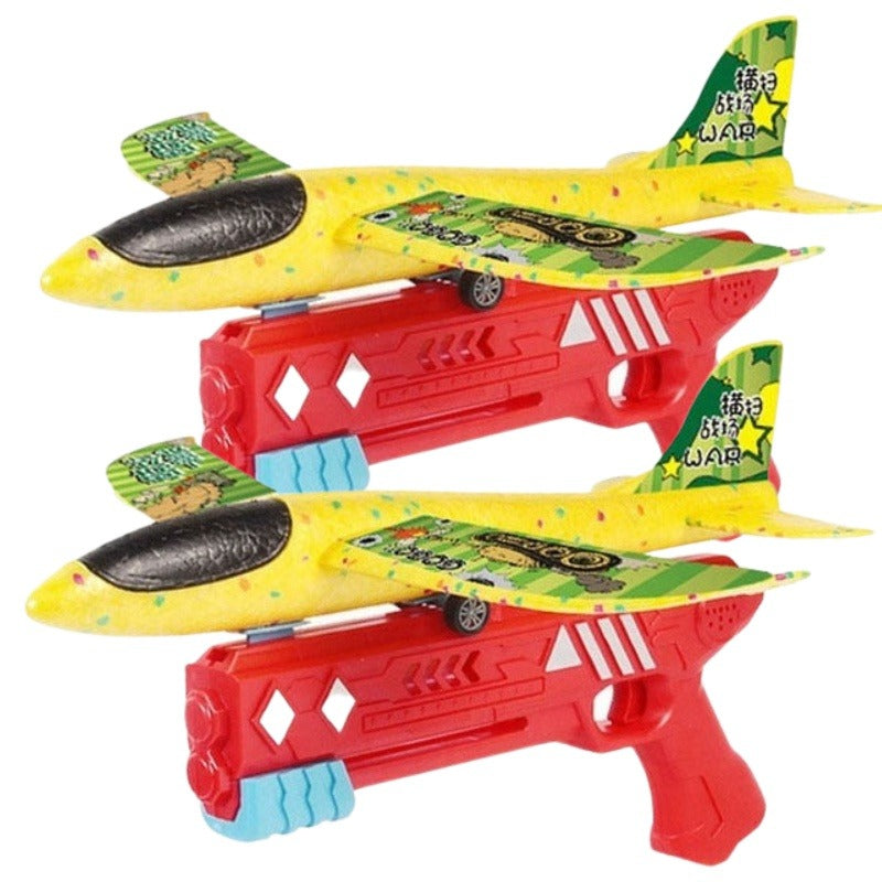 Avião de Brinquedo Que Voa Planador Infantil 2 Unidades Amarelo Young Market