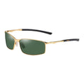 Óculos de Sol Polarizado Ultra Vision Original Dourado com verde Young Market