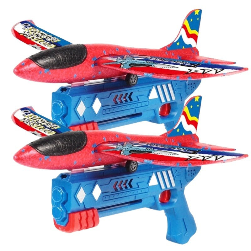 Avião de Brinquedo Que Voa Planador Infantil 2 Unidades Vermelho Young Market