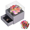 Caixa Com Rosa e Colar - Presente do Dia dos Namorados Arco Iris Young Market