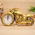 Relógio Retrô Portátil Harley Davidson Dourado Young Market