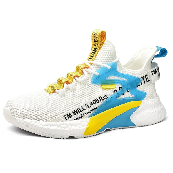 Tênis Sneaker Masculino TM Will 5400 Off White Branco / azul TM Will