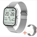Relógio Smartwatch Cf Style 2.0 Touchscreen - A Prova D'água Prata Com Duas Pulseiras Young Market
