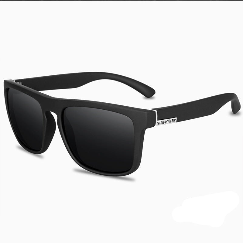 Óculos Quadrado Masculino Polarizado UV 400 Preto Young Market