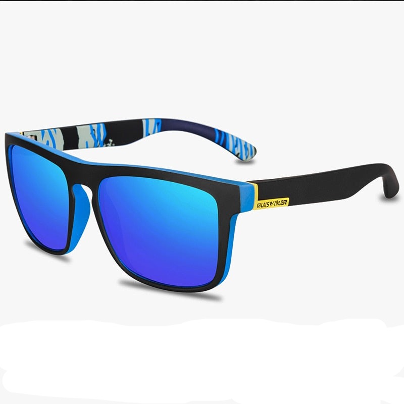 Óculos Quadrado Masculino Polarizado UV 400 Azul Young Market