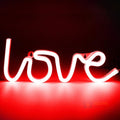 Luminária Love Neon Presente do Dia dos Namorados Vermelho Young Market