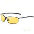 Óculos de Sol Polarizado Ultra Vision Original Preto com Amarelo Young Market
