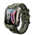 Relógio Smartwatch Indestrutível Militar Original Verde Camuflado SATM