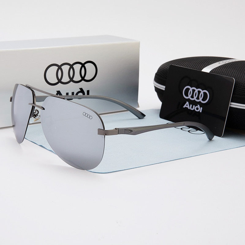 Óculos de Sol Masculino Audi A3 Original Prata AUDI