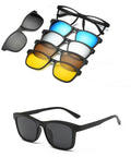 Óculos de Sol Polarizado 6 em 1 Original Modelo 2 polarizado Young Market