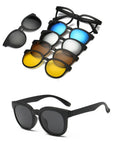 Óculos de Sol Polarizado 6 em 1 Original Modelo 4 polarizado Young Market