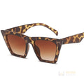 Óculos de Sol Gatinho Feminino Quadrado Leopardo Young Market