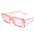 Óculos de Sol Quadrado Feminino - Classic Rosa bebê Young Market