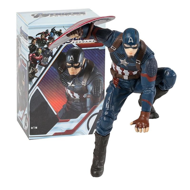 Action Figure Coleção Marvel Avengers Vingadores Capitão América 14 cm Young Market