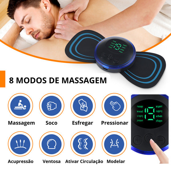 Massageador Elétrico Muscular Relax Body - Alívio de Dores e Inchaços Imediato Young Market