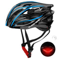 Capacete De Ciclismo Com Luz LED - Queshark Azul 56cm-62cm Queshark