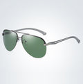 Óculos de Sol Masculino Aviator Top Gun Original Verde Escuro Young Market