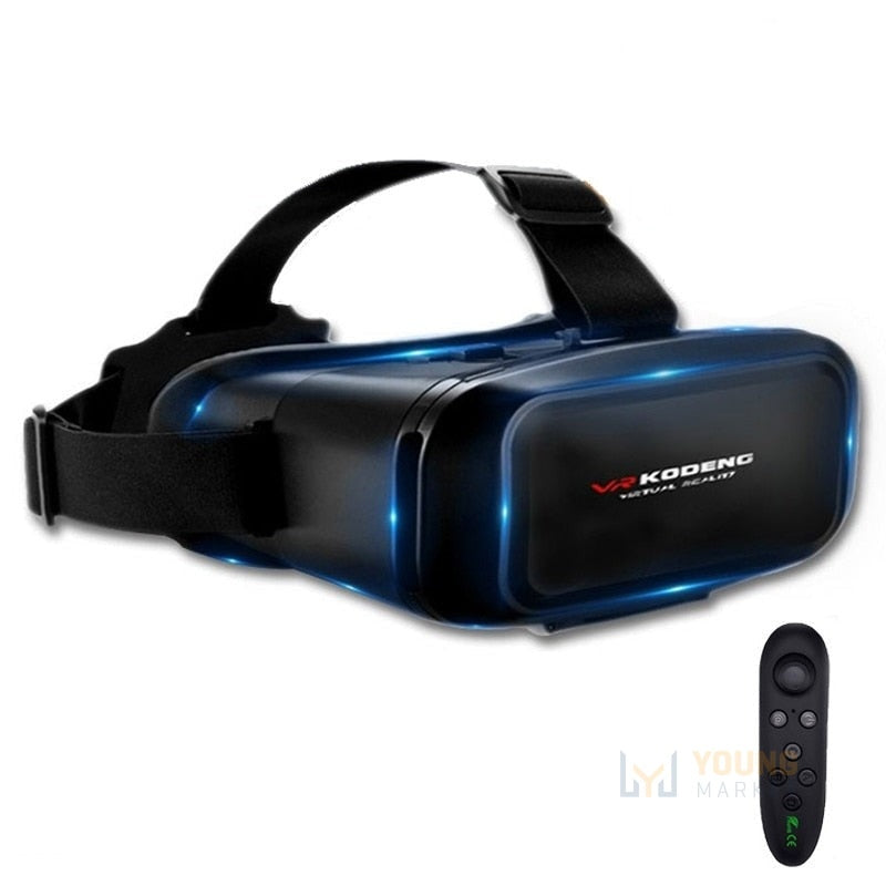 Óculos de Realidade Virtual VR Kodeng Para Celular Com Joystick Young Market
