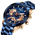 Relógio Masculino Nibosi Luxo Premium Original Azul NIBOSI