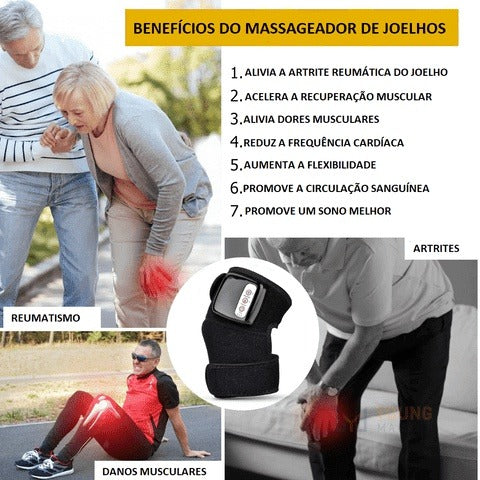 Massageador Corporal Elétrico para Joelho Ombro e Articulações Young Market