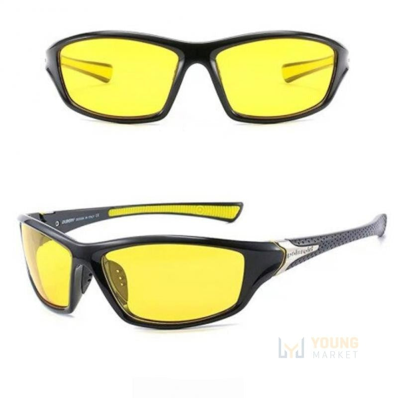 Óculos de Sol Masculino Polarizado Frame Sports Amarelo Young Market