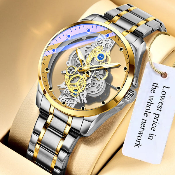 Relógio Mecânico Quartzo Luxo Original Poedagar