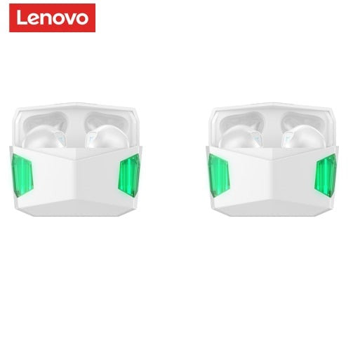 Fone de Ouvido Bluetooth Lenovo GM5 Gamer Original Branco 2 unidades Young Market
