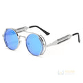 Óculos de Sol Redondo Feminino Luxuoso Gelo azul Kajila